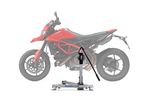 MAX2H Zentralständer für Ducati Hypermotard 950 SP (Euro 4 | 2019–) – grau – Profi Reifenmontage Motorrad