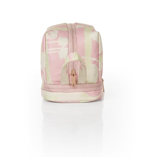 Image of American Tourister x Love Child by Masaba Cosmetic Pouch for Women | Durable Polyester Travel Makeup Bag | Stylish Organizer for Cosmetics, Toiletries & Accessories /Washable Pouch for Daily Use- Pink