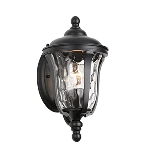 Lampe murale noire étanche IP54 pour stopper l'usure de l'humidité sur les façades