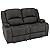 RecPro Charles 58" Powered Double RV Wall Hugger Recliner Sofa RV Loveseat from RecPro