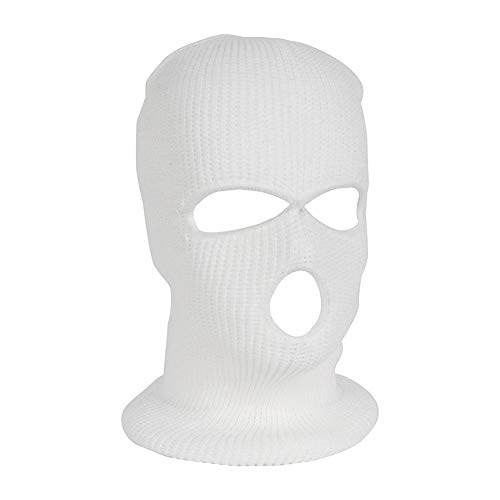 �o���N���o �ڏo���X �t�F�C�X�}�X�N �~�p ���ꂵ���Ȃ� 3�z�[�� �y�� �h�� �h�� �j�b�g�X �l�b�N�E�H�[�}�[ �C���i�[ �w�����b�g �T�o�Q�[ �X�L�[ �o�C�N (�z���C�g)