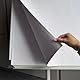 D.RECT 1 x Flipchart-Block, Blanko, Weiss, 80 g/qm Papier, 650x1000, 5 Fach Lochung, Block mit 20 Blatt