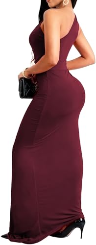 Image of SxClub Formal Dress for Women Cocktail Sexy Bodycon Sleeveless Evening Party Floor Length Long Prom Dresses