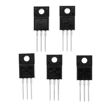 Pinakine 5pcs NChannel Power MOSFET 5N60 Low Gate Charge 4.5A 600V | Transistors | Semiconductors & Actives | Electrical & Test Equipment | Electronic Components