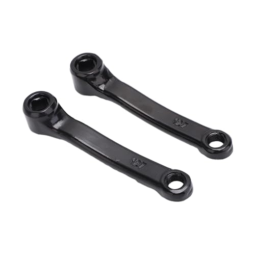 Simhoa 自転車 クランクセット クランクアーム フライホイール シャフト 耐久性 多用途アルミ製 折りたたみ自転車 エアロバイク 自転車フィッティング, 127 クランクアーム