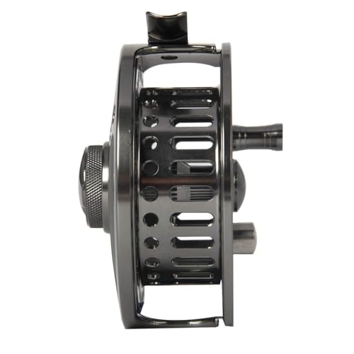 AnglerDream EX-ALC Fly Reel 9/10WT CNC Machined Aluminum Fly Fishing Reel Silver/Gunsmoke Reels - Image 6