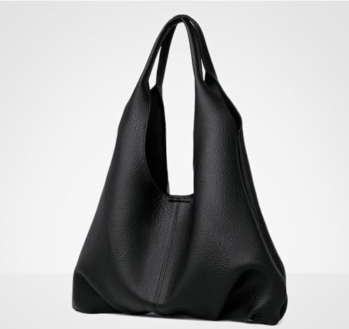 Bolso hobo holgado para mujer, estilo retro, de cuero vegano, bolso de hombro de lujo y diseño, bolso tote para compras, 2 piezas miniatura 2