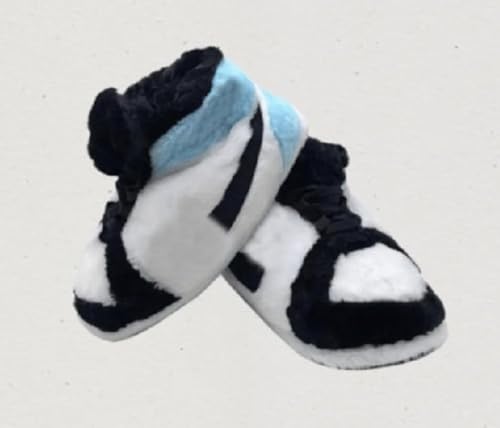 Image of Warm Furry Sneakers Slipper Comfy House Shoes Winter Plush Fuzzy Slipper Shoes For Women Men One Size Fits Most Fluffy Slides For Indoor Outdoor Bigfoot Gifts Houseshoes