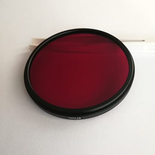 Multiple Size HB630 630nm IR Infrared Long Pass Filter Visible Light Absorbing Glass (Specification : M82)