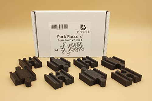 Locorico - Set van aansluitingen voor trein van hout, compatibel met Brio - Image 7