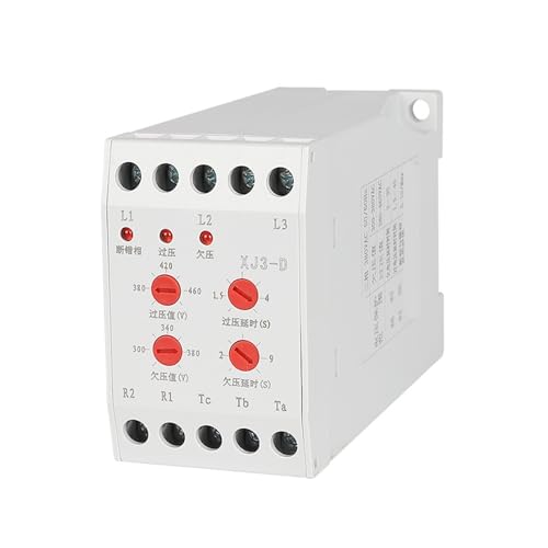 Relé de secuencia de fase XJ3-D AC380V protector de subtensión