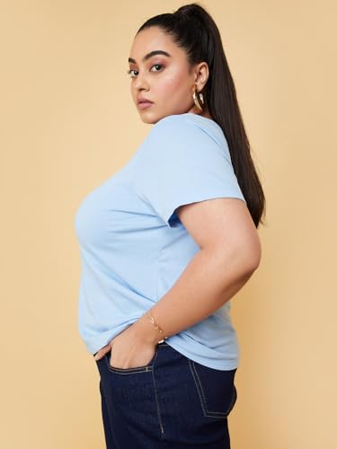 Image of Max Plus Size Women Solid T-Shirt