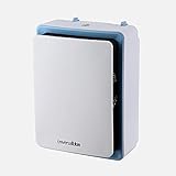 UNIVERSALBLUE Calefactor Pequeño Bajo Consumo | Termoventilador Vertical | 3 Modos de Funcionamiento | 2000W | Blanco | Termostato Ajustable