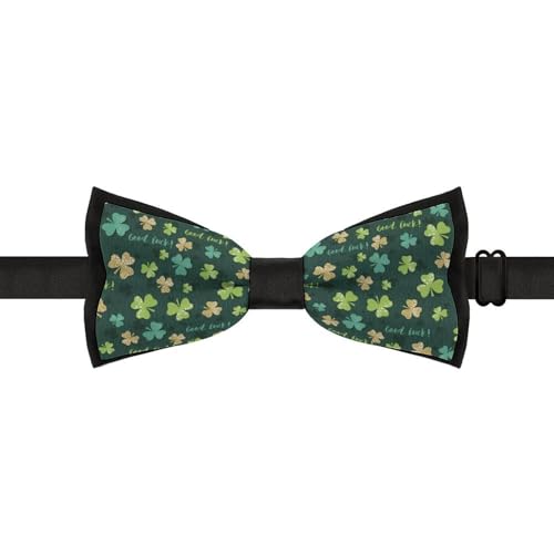 GoasNei Celebrate St Patrick's Day Bow Tie for Men Adjustable Necktie Funny Tie Neck Ties for Weddings Party