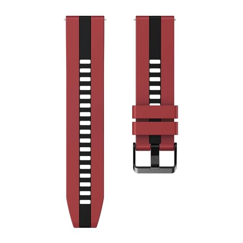 [XGYOMVB] �o�����X�p�\�t�g�o���h �V���R�� 22mm �X�g���b�v Cheetah Pro/BIP5/GTR 4 3 2 �Ή�(Red-Black,Bip 5 (Unity))