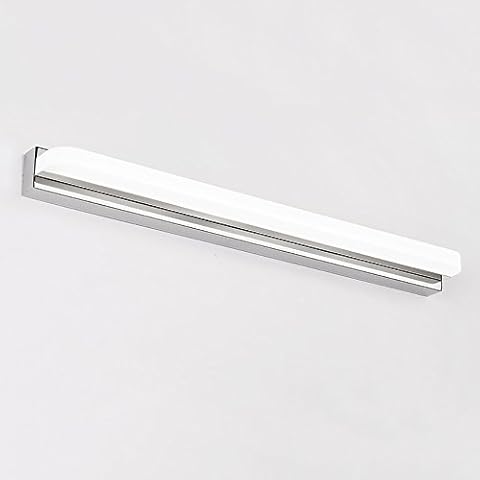 LJHA jingqiandeng LED Simple Modern Mirror Front Light Bathroom Wall Lamp Make Up Mirror Cabinet Anti-fog Light Wall-Mounted Vanity Mirrors Cover