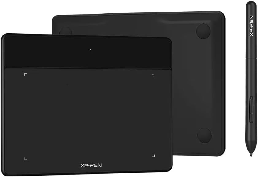 XP-PEN Deco Fun XS - Tablet grafico da disegno, dimensioni 4 x 3 pollici, ideale per firma...