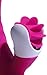 Platanomelón - Vibrador Conejito con 10 Lenguas Giratorias, 6 Velocidades y 9 Modos de Vibración, Sumergible y Recargable - Lyo Fucsia