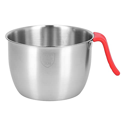 Tazón Mezclador de Acero Inoxidable con Mango y Base de Silicona Antideslizante 2800ML miniatura 6