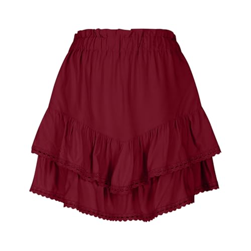 Skort for Women Mini Little Loose Fit Dressy Mesh Tiered Skirts Women 20252