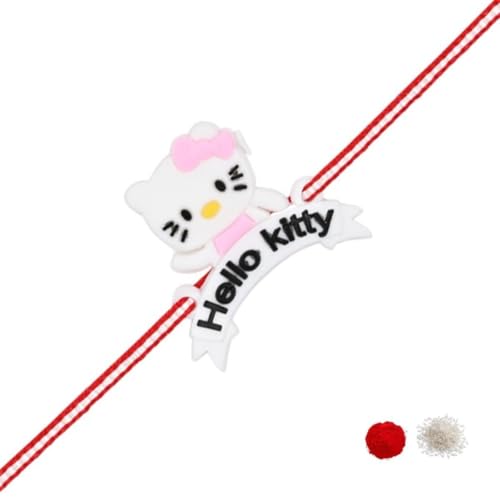 Image of I Jewels Cartoon Kids Rakhi With Roli Chawal & Rakshabandhan Card for Bro /Brother /Bhai