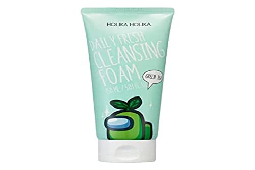 HOLIKA HOLIKA. Among US Daily Fresh Cleansing Foam (Green Tea). Espuma limpiadora. Piel, limpia, fresca y suave. Extracto de te verde. Contenido 150ml Cover