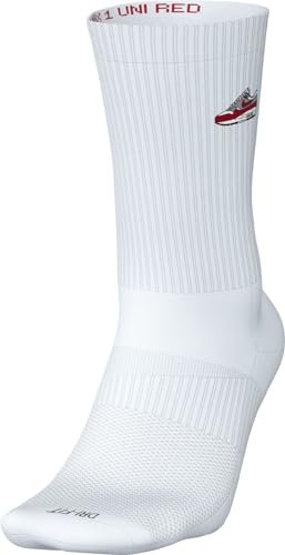 Cushioned Crew Socks by Nike: Everyday Plus, White