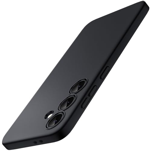 JETech Cover Slim per Samsung Galaxy S24 FE, Custodia per Telefono Sottile Antiurto in TPU Morbido Flessibile con Finitura Opaca (Nero)