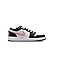 Air Jordan 1 Low Big Kids' Shoes (White/Black/Rust Pink) Size 6.5