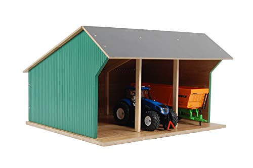 Kids Globe 1:32 Scale Farm shed for 3 Tractors KG610192