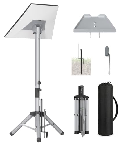 ERGO COLLECT Starlink Gen 3 Tripod Stand with Adapter Adjustable Starlink Mount for Gen 3 (V3) Standard Dish 35.447.2 in Height 90 Tilt Satellite Dish Ground Mount for RV & Outdoor Use