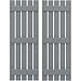 Ekena Millwork ARW401SB519X63CHH Americraft Five 3 Exterior Real Wood Spaced Board-n-Batten Shutters (Per Pair), Ocean Swell