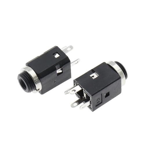 Connecteur casque PJ-341 prise 3.5 mm femelle 4 broches stéréo verticale pour circuit