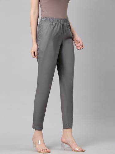 Image of TWIN BIRDS Women Viscose Cotton Kurti Pants | Stretch Ethnic Daily Trousers