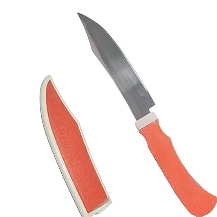 Yanmai Premium Stainless Steel Knife,Knife for Kitchen, Vegetable Knife, Fruit Knife with Cover (Pack of 1)