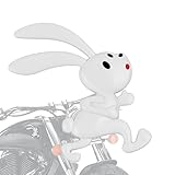Aufkleber aus Metall für Autos mit Hase: für Neufahrzeuge, Auto-Körperaufkleber, Premium- -Emblem, dünne Profiloberfläche, harte Verzierung