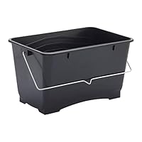 ProDec 10-Liter mittelgroßer Farbeimer aus Kunststoff, 100% recycelter Kunststoff, mit Metalltragegriff für alle Arten von Farbe und Kleister, geeignet für bis zu 225 mm breite Farbrollen