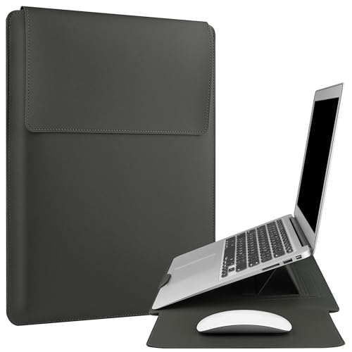 Laptop sleeve de 17 y 17.3 pulgadas gris para protección de HP Essential y Acer