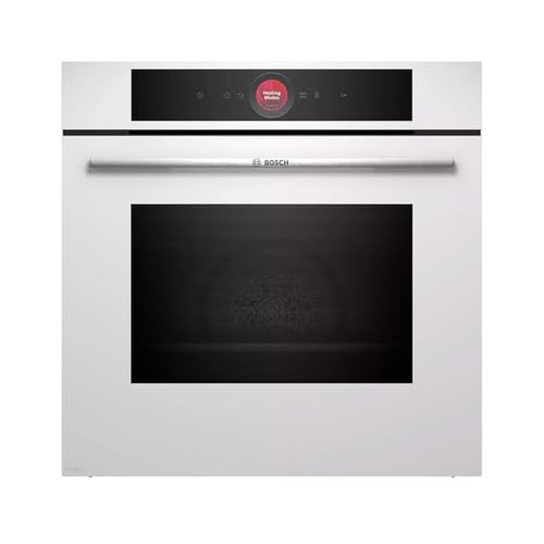 BOSCH Four encastrable pyrolyse HBG7741W1, Série 8, 71 litres, 14 modes de cuisson