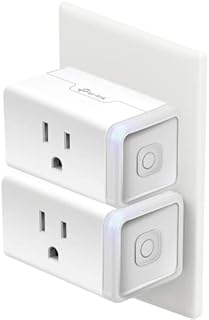 Kasa Smart Plug HS103P2, Smart Home Wi-Fi Outlet Works with Alexa, Echo, Google Home & IFTTT, No Hub Required, Remote Control,15 Amp,UL Certified, 2-Pack White