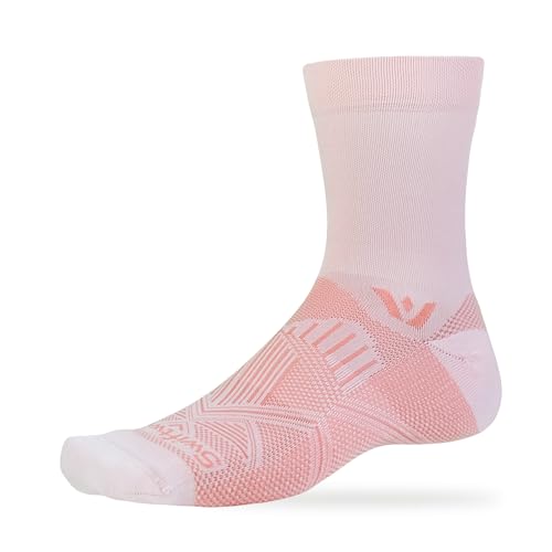 Image of Swiftwick - ASPIRE Mid-Crew Cycling Socks, Maximum Breathability, Moisture Wicking