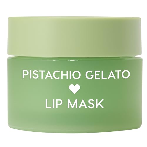ColourPop Fresh Kiss Lip Mask - Leave-On Lip Moisturizer & Overnight Treatment - Replenishes Dry Lips with Shea Butter & Vitamin E - Pistachio Gelato (0.28 oz)