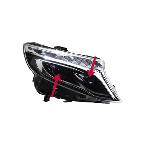 ONETREND Conjunto Faro Delantero Para Benz Para Vito W447 2013-2019 Faros Delanteros LED DRL Lente Proyector Accesorios Dinámicos Automóviles Lámpara Cabeza Estilo Coche(Headlight All LED)
