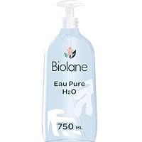 BIOLANE - H2O reines Wasser – Neue Verpackung – Reinigungsmittel für Gesicht, Körper und Sitz des Babys – ohne Ausspülen – 1 Pumpflasche 750 ml