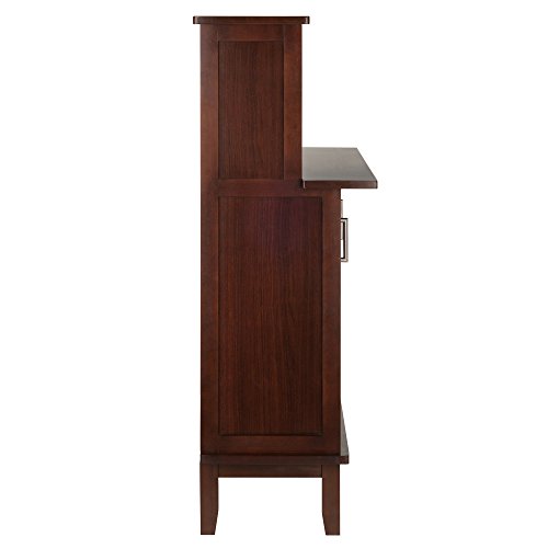 Winsome 40339 Beynac Bar Cappuccino Wine Cabinet thumb #5