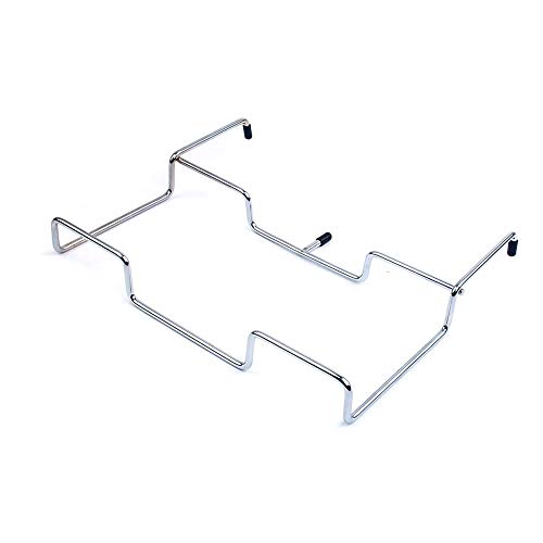 WAY-KE Outdoor Trash Rack Camping Table Wire Storage Rack Picnic Table Barbecue Rack Kitchen Trash Bag Holder