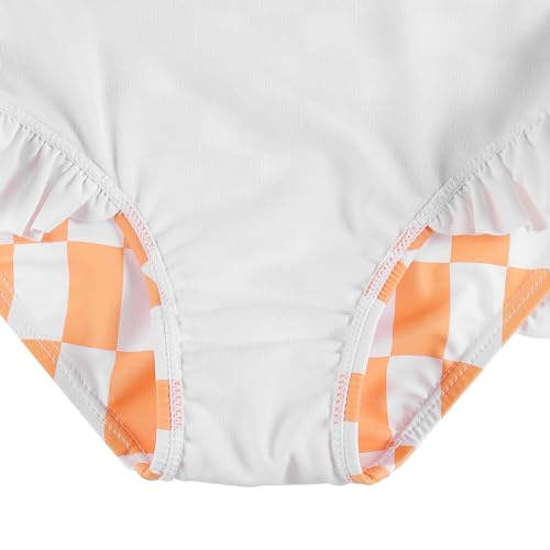 Image of LIZENS One Piece Swimsuit for Girls Swimwear with Ruffled Children Bathing Suit