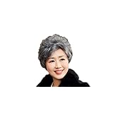 naissant 女性用 かつら ウイッグ 中高年 用 花白色 かつら ウィッグネット 取説付き セット