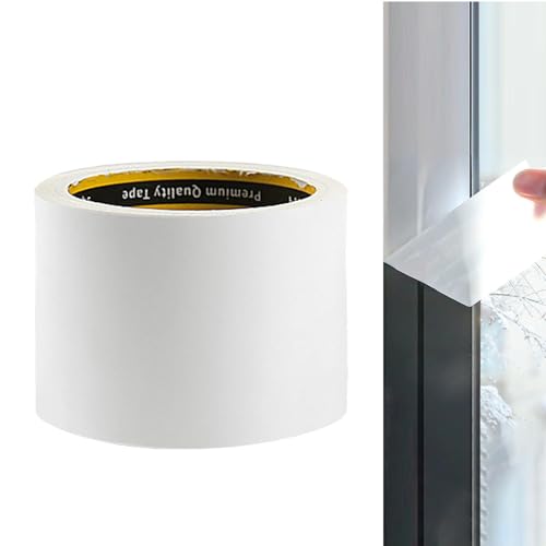 SVCEQZE Película aislante para ventana, fuerte adhesivo para rellenar huecos de puerta, películas de aislamiento térmico, cinta adhesiva para tapón de corrientes de aire para baño, dormitorio, cocina