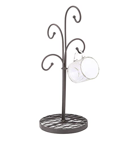 TRIPAR Coffee Mug Holder, Cup Holder, Mug Tree, Espresso Cup Holder, Cup Rack Stand 16 Inch Metal